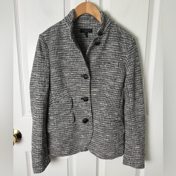 Rag & Bone Slade Italian Tweed Blazer Black Multi 00 - Picture 2 of 12